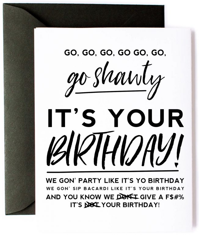 50 Cent Party Like It’s Your Birthday, funny birthday card, FREE ...